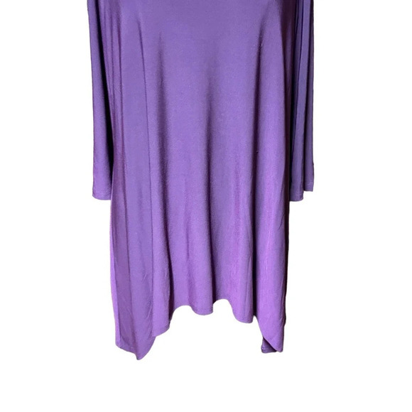 Clara‎ Sunwoo Choker Tunic Top Eggplant Purple Size Medium - Picture 4 of 7